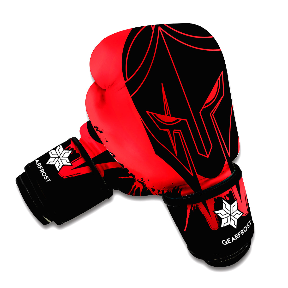 Bloody Spartan Warrior Print Boxing Gloves