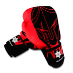 Bloody Spartan Warrior Print Boxing Gloves