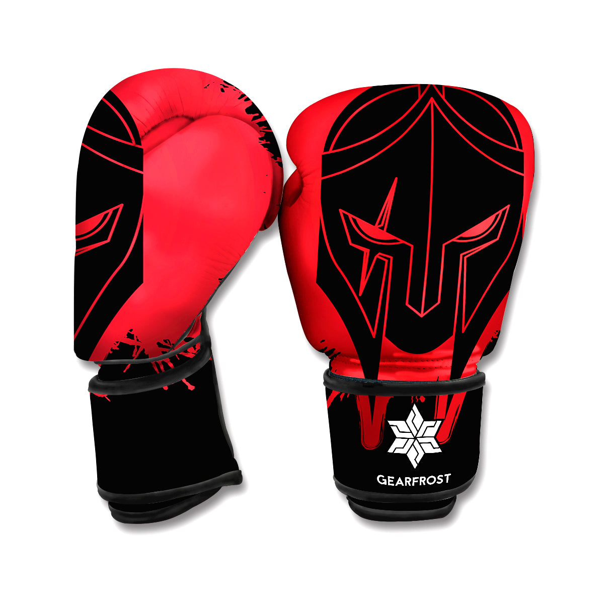 Bloody Spartan Warrior Print Boxing Gloves