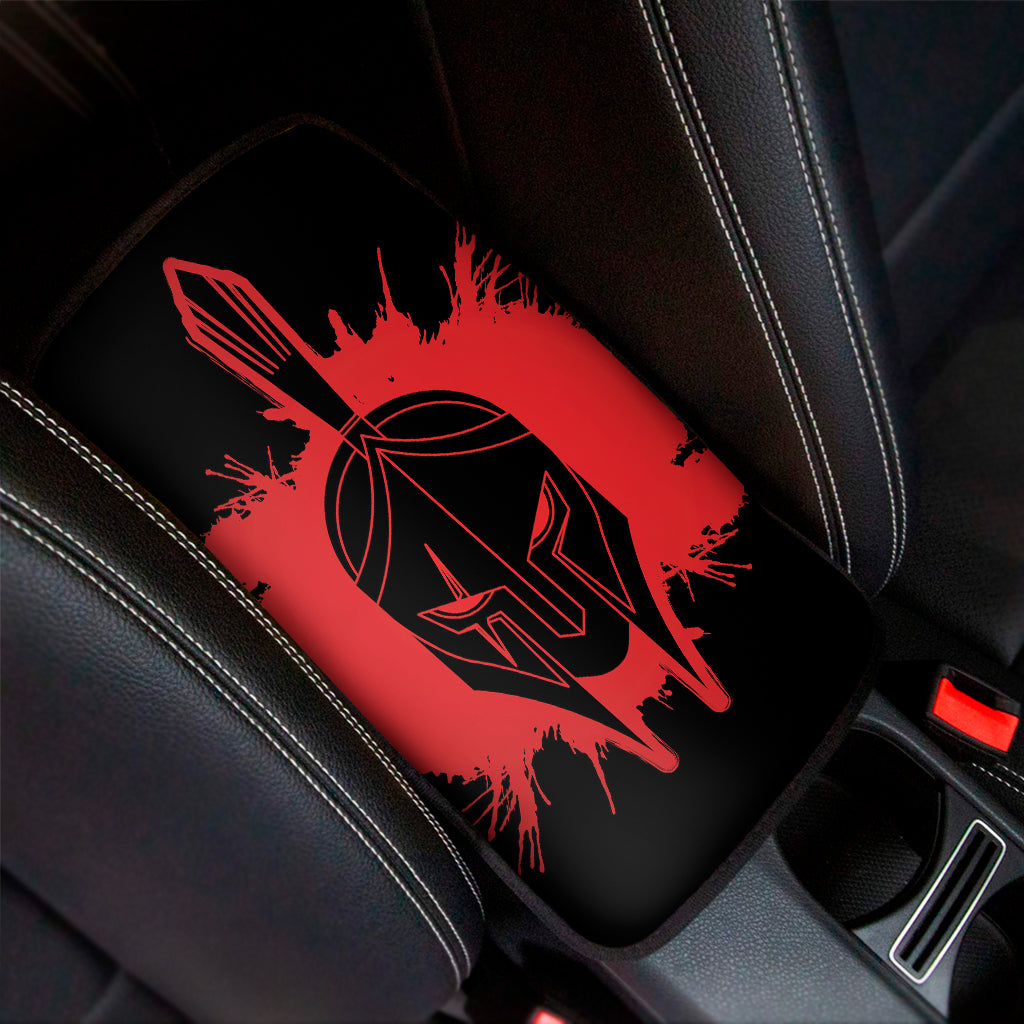 Bloody Spartan Warrior Print Car Center Console Cover