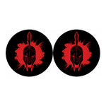 Bloody Spartan Warrior Print Car Coasters