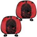 Bloody Spartan Warrior Print Car Headrest Covers