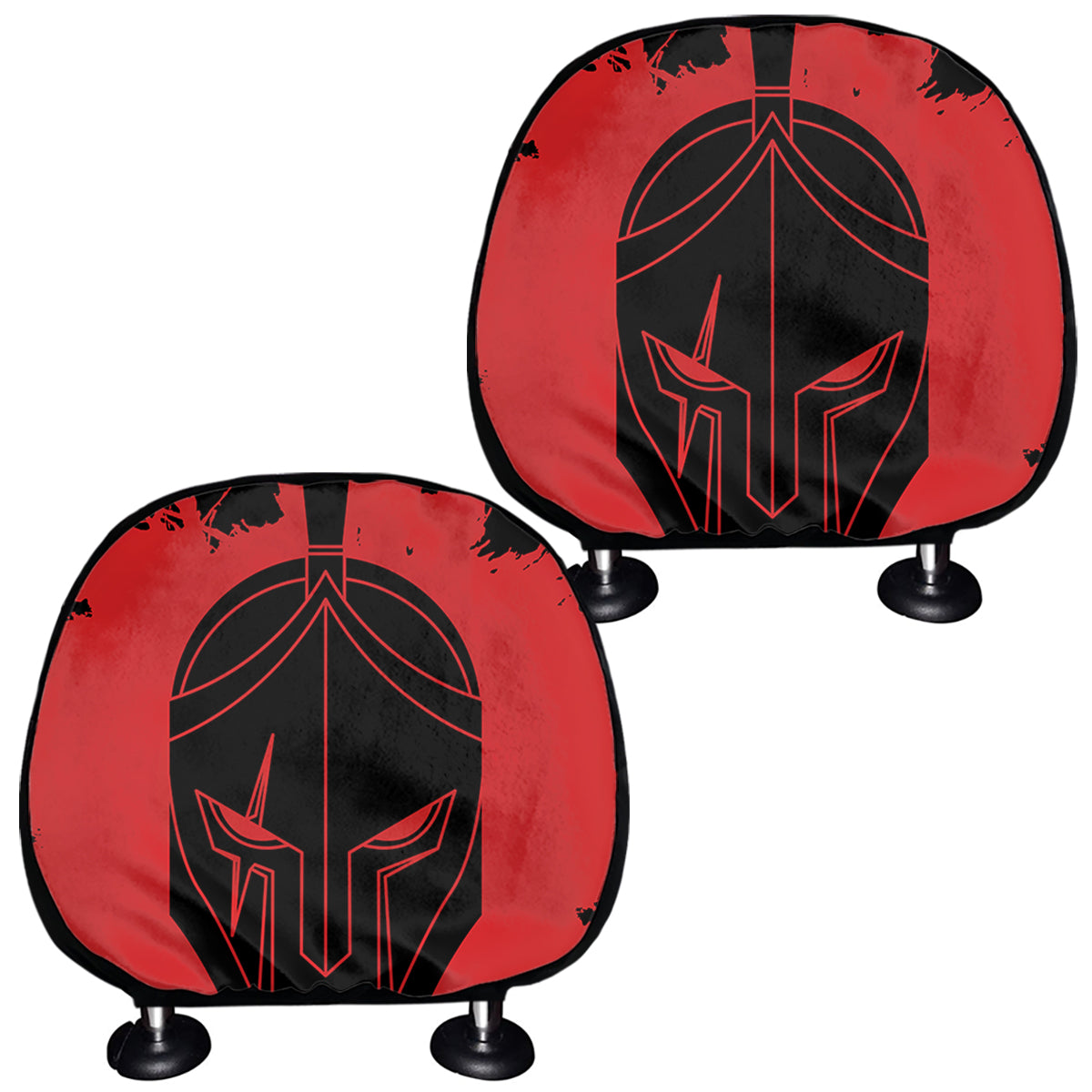 Bloody Spartan Warrior Print Car Headrest Covers