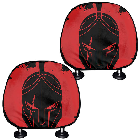 Bloody Spartan Warrior Print Car Headrest Covers