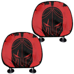 Bloody Spartan Warrior Print Car Headrest Covers