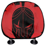 Bloody Spartan Warrior Print Car Headrest Covers