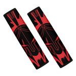 Bloody Spartan Warrior Print Car Seat Belt Covers