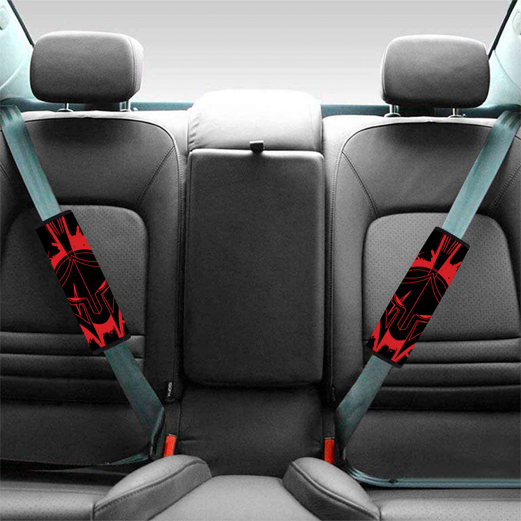 Bloody Spartan Warrior Print Car Seat Belt Covers