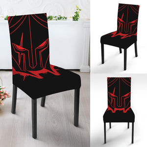 Bloody Spartan Warrior Print Dining Chair Slipcover