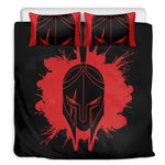 Bloody Spartan Warrior Print Duvet Cover Bedding Set