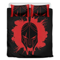 Bloody Spartan Warrior Print Duvet Cover Bedding Set