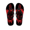 Bloody Spartan Warrior Print Flip Flops