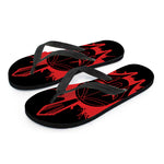 Bloody Spartan Warrior Print Flip Flops