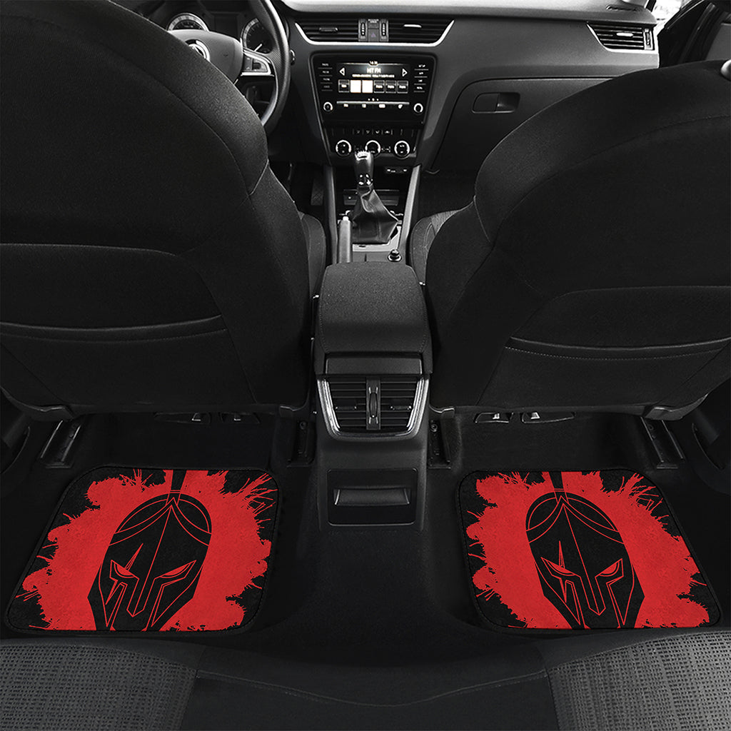 Bloody Spartan Warrior Print Front and Back Car Floor Mats