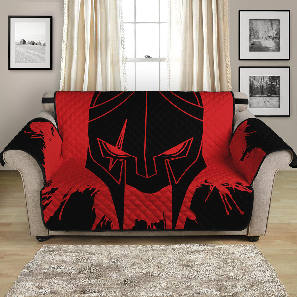 Bloody Spartan Warrior Print Loveseat Protector