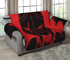 Bloody Spartan Warrior Print Loveseat Protector