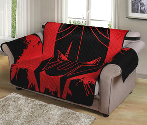 Bloody Spartan Warrior Print Loveseat Protector