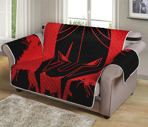 Bloody Spartan Warrior Print Loveseat Protector