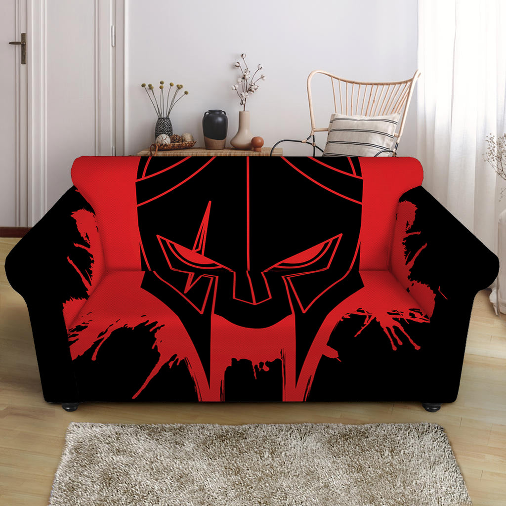 Bloody Spartan Warrior Print Loveseat Slipcover