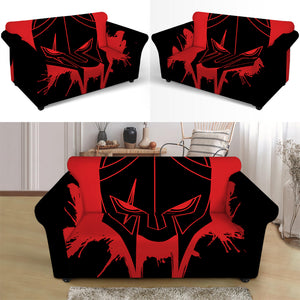 Bloody Spartan Warrior Print Loveseat Slipcover