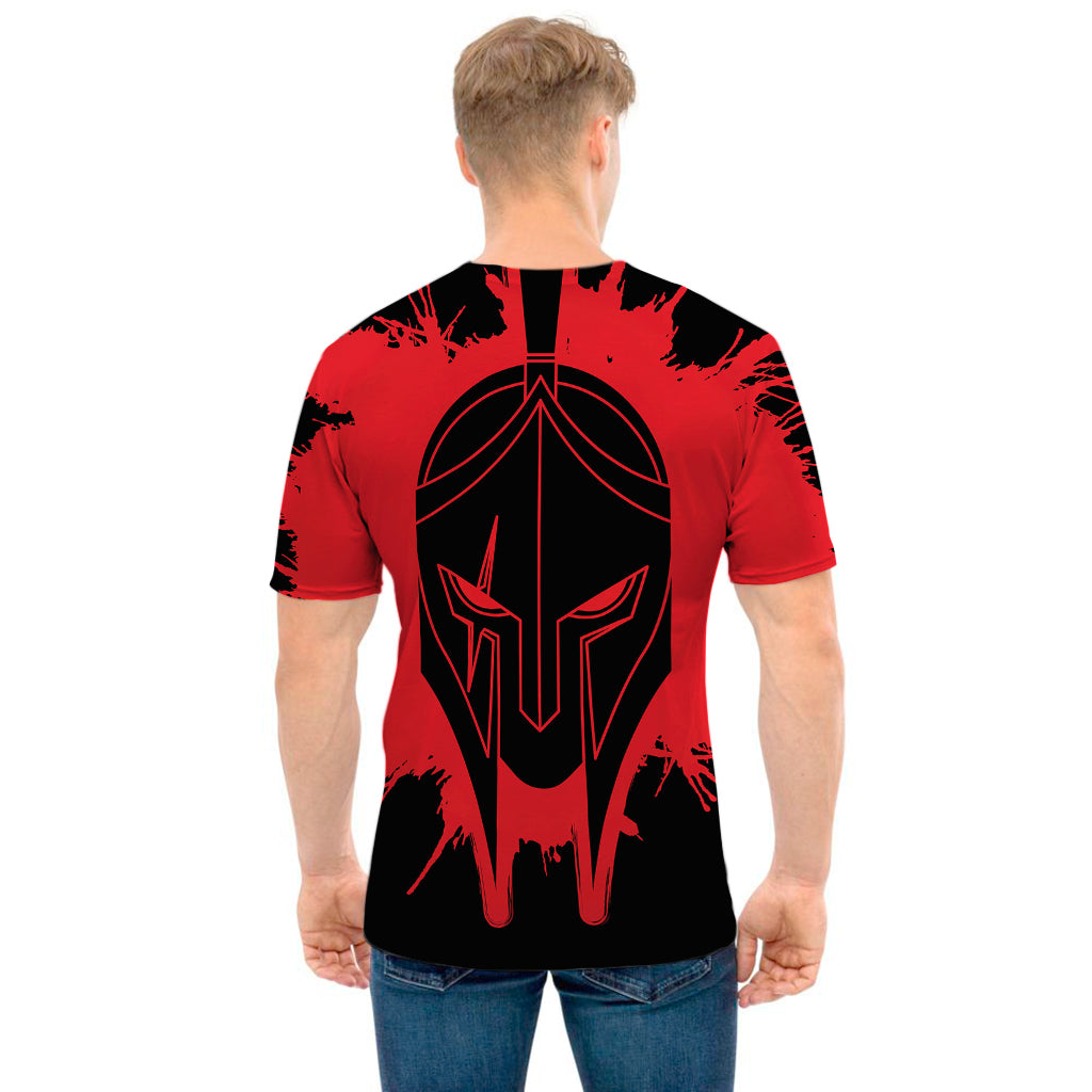 Bloody Spartan Warrior Print Men's T-Shirt