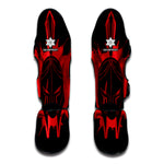 Bloody Spartan Warrior Print Muay Thai Shin Guard