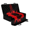 Bloody Spartan Warrior Print Pet Car Back Seat Cover