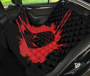 Bloody Spartan Warrior Print Pet Car Back Seat Cover