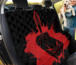 Bloody Spartan Warrior Print Pet Car Back Seat Cover