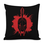 Bloody Spartan Warrior Print Pillow Cover