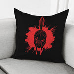 Bloody Spartan Warrior Print Pillow Cover