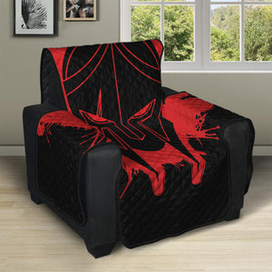 Bloody Spartan Warrior Print Recliner Protector