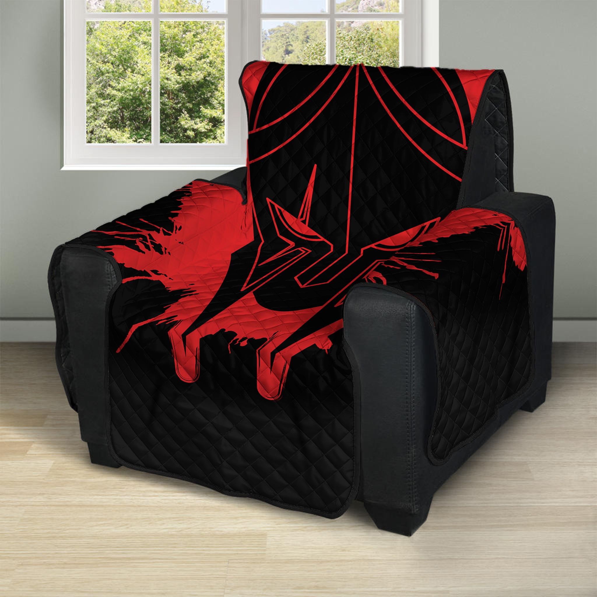 Bloody Spartan Warrior Print Recliner Protector