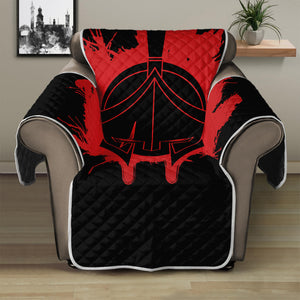 Bloody Spartan Warrior Print Recliner Protector