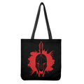Bloody Spartan Warrior Print Tote Bag