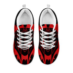 Bloody Spartan Warrior Print White Sneakers