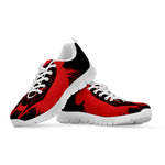 Bloody Spartan Warrior Print White Sneakers