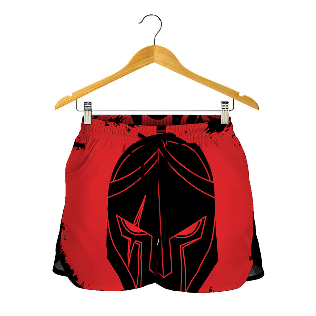 Bloody Spartan Warrior Print Women's Shorts