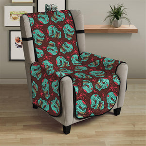 Bloody Zombie Pattern Print Armchair Protector