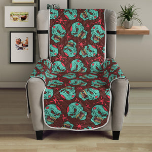 Bloody Zombie Pattern Print Armchair Protector