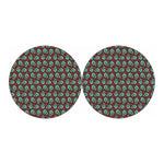 Bloody Zombie Pattern Print Car Coasters