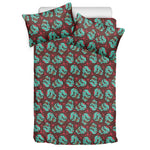 Bloody Zombie Pattern Print Duvet Cover Bedding Set