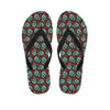 Bloody Zombie Pattern Print Flip Flops