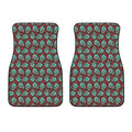 Bloody Zombie Pattern Print Front Car Floor Mats