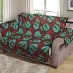 Bloody Zombie Pattern Print Loveseat Protector