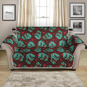 Bloody Zombie Pattern Print Loveseat Protector