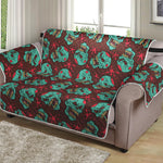 Bloody Zombie Pattern Print Loveseat Protector