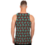 Bloody Zombie Pattern Print Men's Tank Top