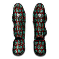 Bloody Zombie Pattern Print Muay Thai Shin Guards