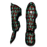 Bloody Zombie Pattern Print Muay Thai Shin Guard